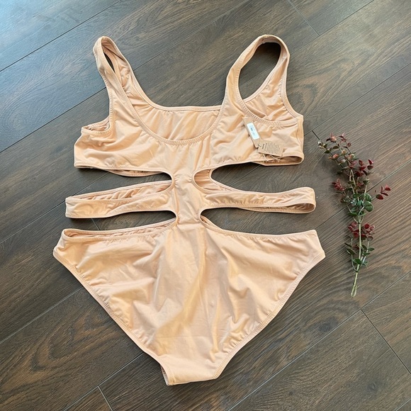 NWT SKIMS swim tank monokini in orche - Picture 10 of 12